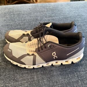 On Running Dual-Tone Sneakers in Black and Cream